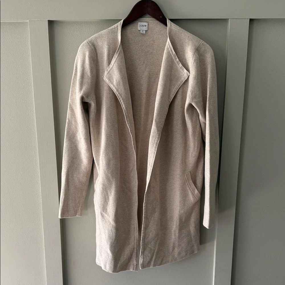 J. Crew Juliette Collarless Sweater Blazer Open Cardigan - Picture 2 of 8